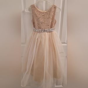 Girls dress (kinda like rose gold)